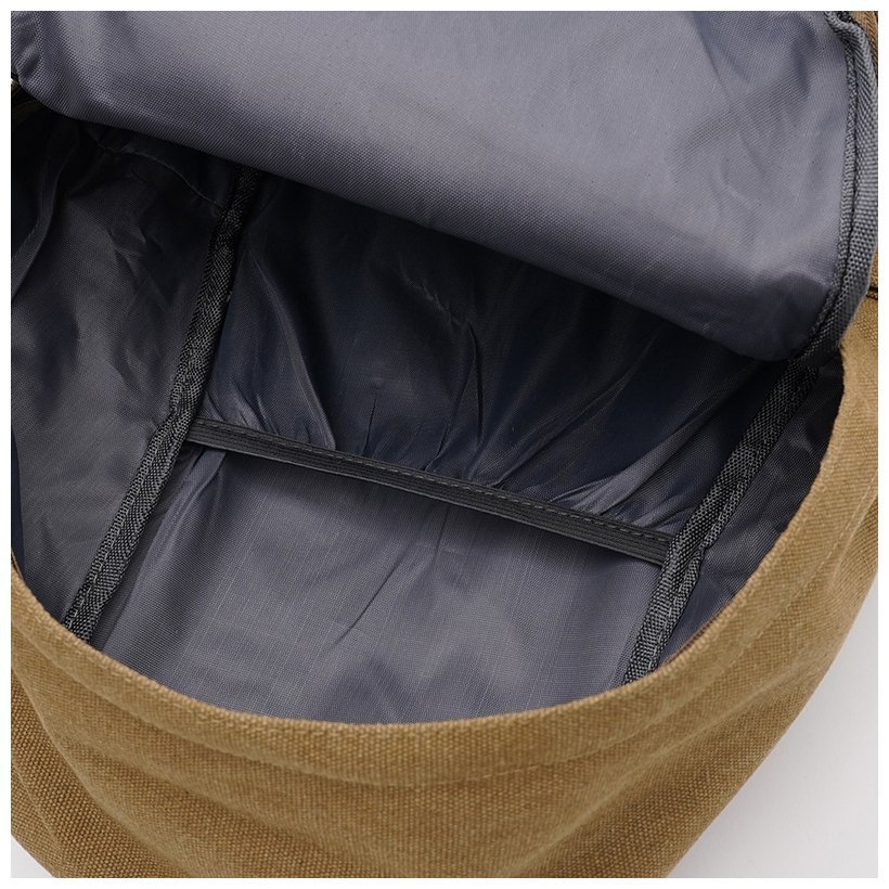 Зелений чоловічий рюкзак із міцного текстилю на блискавковій застібці Monsen 71544
