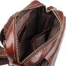 Повседневная мужская компактная сумка рюкзак из натуральной кожи VINTAGE STYLE (14417) - 8