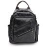 Жіночий міський рюкзак-сумка з екошкіри в чорному кольорі Monsen 71844 - 1