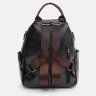 Женский городской рюкзак-сумка из экокожи в черном цвете Monsen 71844 - 4