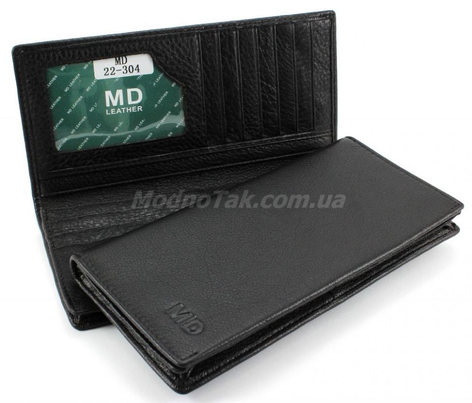 Діловий шкіряний купюрник під банкноти і кредитні картки MD Leather Collection (18075)