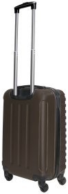 Маленький пластиковый чемодан в дорогу Costa Brava коричневого цвета Vip Collection 102444