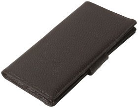 Шкіряне портмоне органайзер коричневого кольору Vip Collection 102544