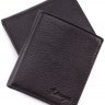 Міні портмоне чорного кольору зі шкіри високої якості KARYA (0906-45) - 1