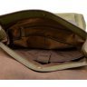 Повседневный рюкзак из парусины с кожаным клапаном TARWA (19753) - 5