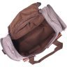 Дорожная сумка из качественного текстиля серого цвета Vintage (2421238) - 3