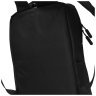 Чорний чоловічий рюкзак із щільного текстилю з відсіком під ноутбук до 15 дюймів Remoid 73044 - 6