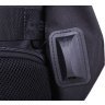 Місткий чоловічий рюкзак із чорного текстилю під ноутбук 15 дюймів Bagland (53144) - 7