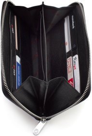 Кошелек-клатч на молнии из натуральной кожи Karya (Турция) (18118)