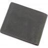 Мужское портмоне серого цвета из натуральной кожи высокого качества Grande Pelle (13295) - 3