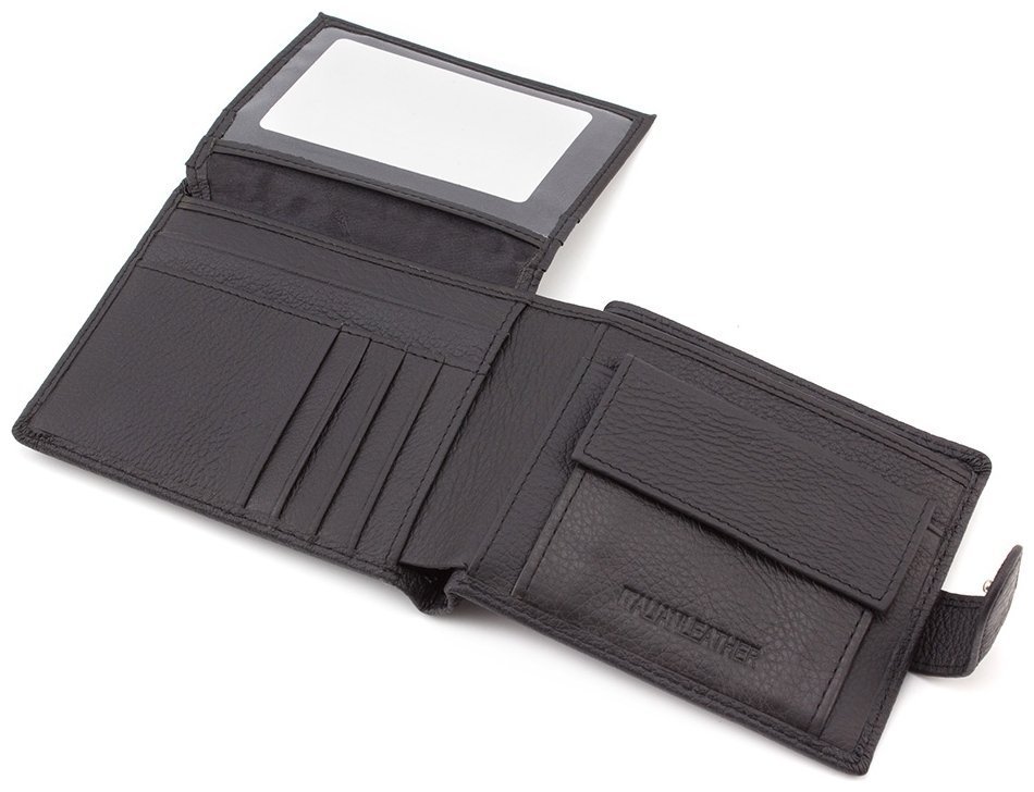 Мужской кошелек из натуральной кожи на кнопке ST Leather (18139) modnotak фото №2