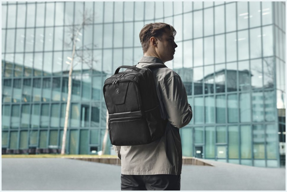 Функциональный повседневный рюкзак из полиэстера для ноутбука до 16" Wenger XE Resist черного цвета 103644 modnotak фото №2