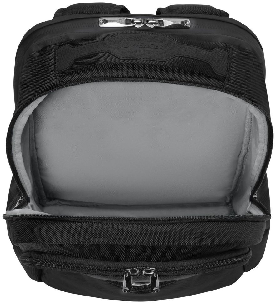Функциональный повседневный рюкзак из полиэстера для ноутбука до 16" Wenger XE Resist черного цвета 103644 modnotak фото №5