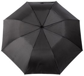 Зонт мужской Incognito-21 G825 Black (полуавтомат, однотонный черный) 93944