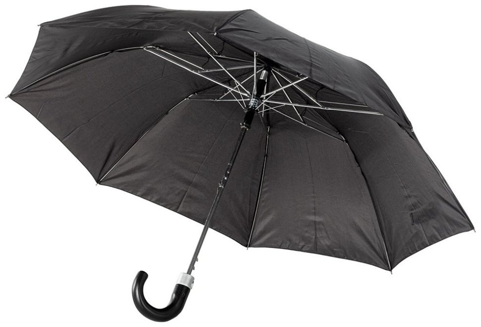 Зонт мужской Incognito-21 G825 Black (полуавтомат, однотонный черный) 93944 modnotak фото №3