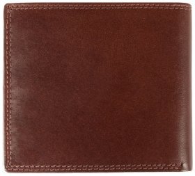 Мужской кошелек из гладкой кожи без застежки Ashwood VT 94044 коричневого цвета