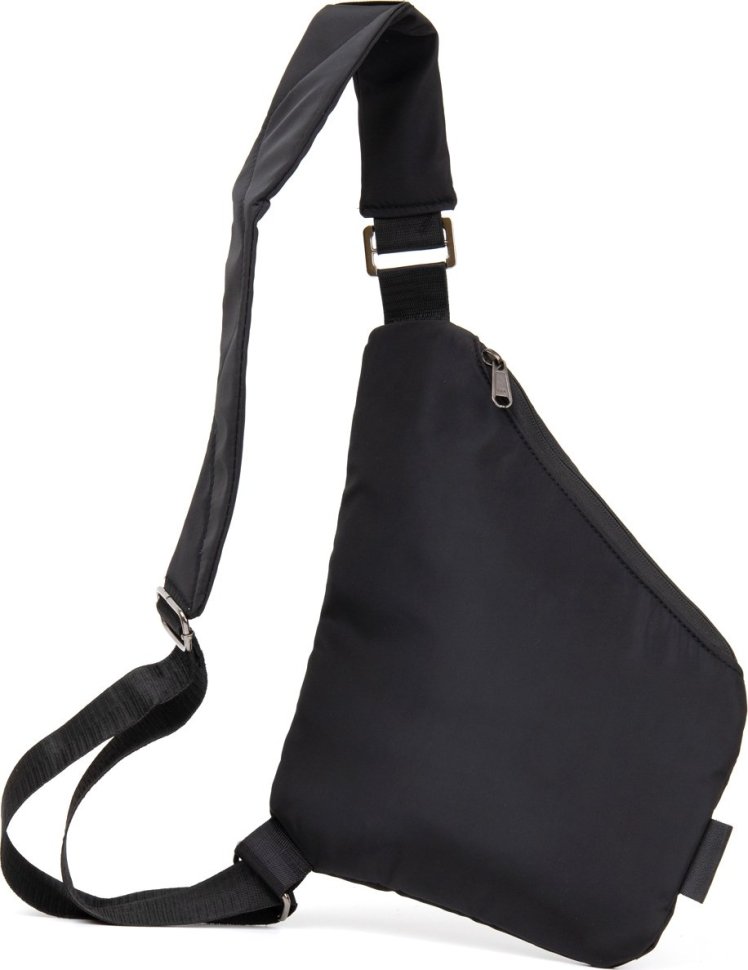 Чоловіча нейлонова сумка-слінг через плече чорного кольору Vintage (20557)