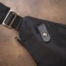 Мужская нейлоновая сумка-слинг через плечо черного цвета Vintage (20557) - 8