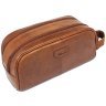 Чоловіча косметичка з натуральної гладкої шкіри з ручкою Ashwood T78 коричневого кольору 94244 фото №2 Чоловіча косметичка з натуральної гладкої шкіри з ручкою Ashwood T78 коричневого кольору 94244 modnotak фото - 2