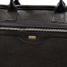 Чоловіча сумка під ноутбук зі шкіри флотар в чорному кольорі Desisan (803-01) - 5
