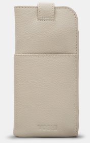 Стильный бежевый кожаный чехол на кнопке для очков Yoshi Y4309 с принтом 94944