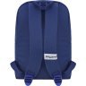 Синій рюкзак із добротного текстилю на одну блискавку Bagland (55544) - 3