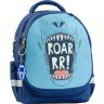 Синий текстильный школьный рюкзак для мальчика с принтом Bagland Butterfly 55644 - 1