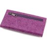 Фиолетовый кошелек из искусственной кожи на кнопке Kivi (17897) - 3