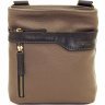 Кожаная небольшая мужская сумка на плечо VATTO (11885) - 1
