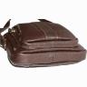 Мужская маленькая сумка коричневого цвета VATTO (12085) - 7
