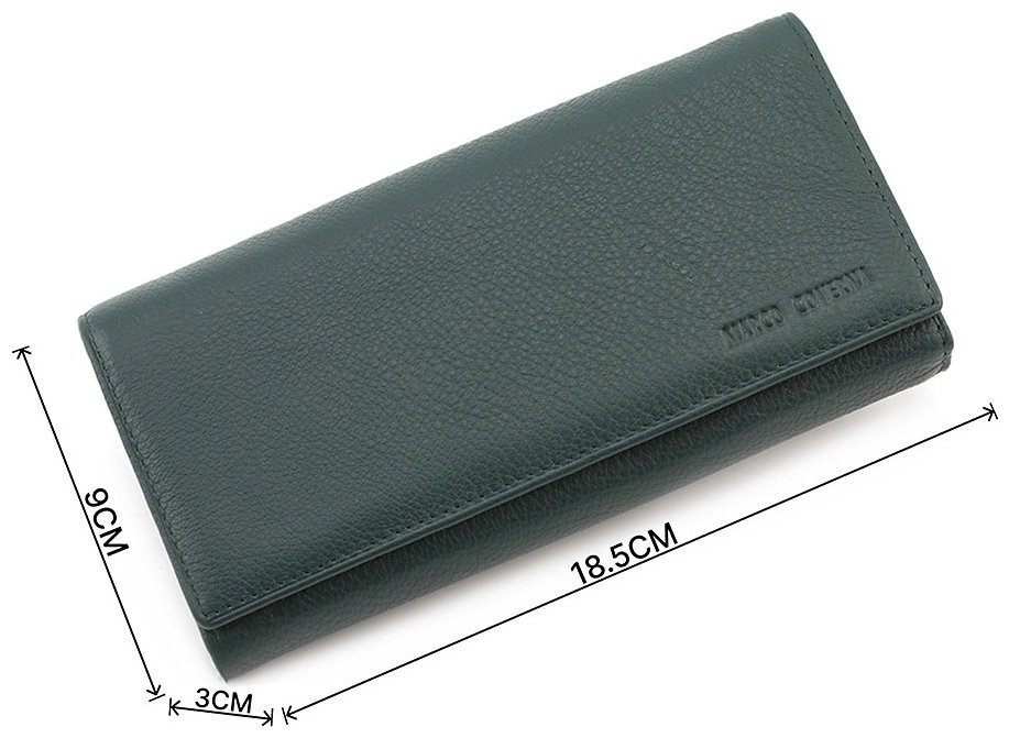 Темно-зелений гаманець з швидкою фіксацією Marco Coverna (16266) modnotak фото №3