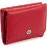 Червоний жіночий гаманець маленького розміру з натуральної шкіри ST Leather 1767244 - 1
