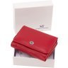 Червоний жіночий гаманець маленького розміру з натуральної шкіри ST Leather 1767244 - 9