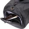 Чорна чоловіча текстильна спортивна сумка з ручками Vintage (20640) - 5