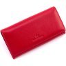 Червоний жіночий гаманець із натуральної шкіри із клапаном на магнітах ST Leather 1767444 - 1