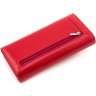Красный женский кошелек из натуральной кожи с клапаном на магнитах ST Leather 1767444 - 3