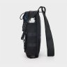 Багатофункціональна чоловіча сумка-месенджер із чорного текстилю Confident 77444 - 4