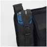 Многофункциональная мужская сумка-мессенджер из черного текстиля Confident 77444 - 9