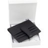 Кожаный картхолдер с монетницей ST Leather 97744 черного цвета modnotak фото - 10