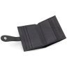 Кожаный картхолдер с монетницей ST Leather 97744 черного цвета modnotak фото - 7