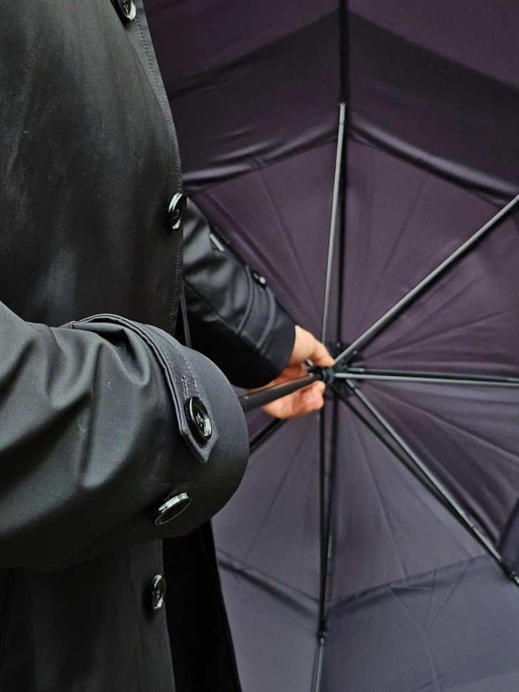 Зонт-гольфер Fulton G940 Executive Dark Navy (Механика, складной, однотонный, темно-синий) 107944 modnotak фото №6