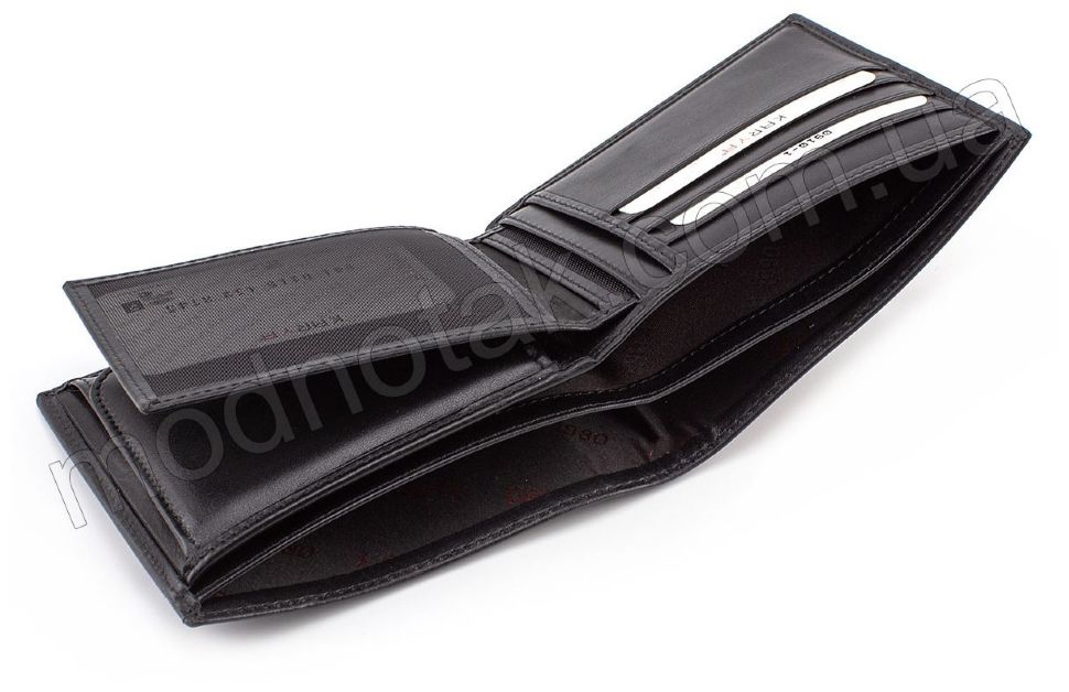 Стильний чоловічий гаманець з гладкої шкіри KARYA (0910-1)