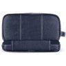 Большой несессер на 2 отделения из натуральной фактурной кожи Hammonds Flycatcher TC4003 синего цвета 108044 modnotak фото - 3