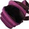 Фіолетова жіноча сумка-рюкзак середнього розміру з текстилю Vintage 2422147 - 4