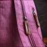 Фиолетовая женская сумка-рюкзак среднего размера из текстиля Vintage 2422147 - 9