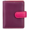 Фиолетово-розовый женский кошелек маленького размера из натуральной кожи Visconti Bali 68844 - 4