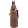 Коричневая мужская сумка через плечо среднего размера из винтажной кожи Visconti Vesper 69144 - 16