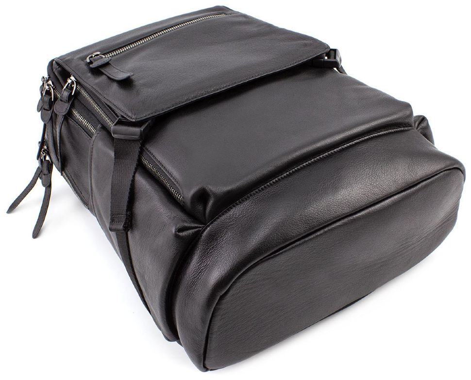 Стильный кожаный рюкзак без логотипов H.T Leather (10462)