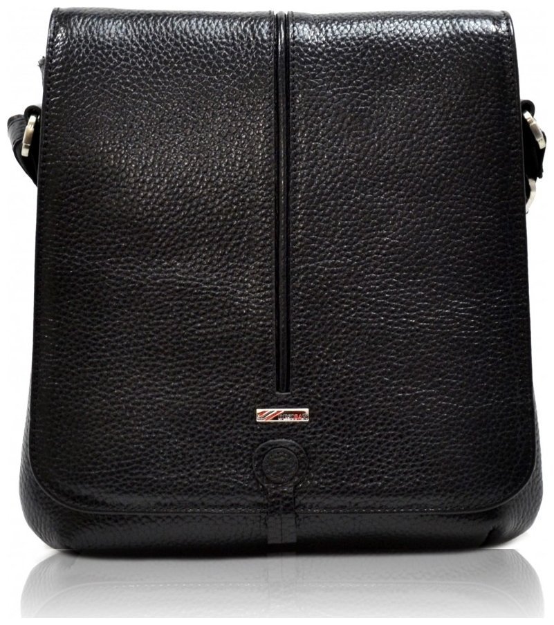 Мужская наплечная сумка из натуральной кожи DESISAN 81345 Черная фото №1 Мужская наплечная сумка из натуральной кожи DESISAN 81345 Черная modnotak фото №1