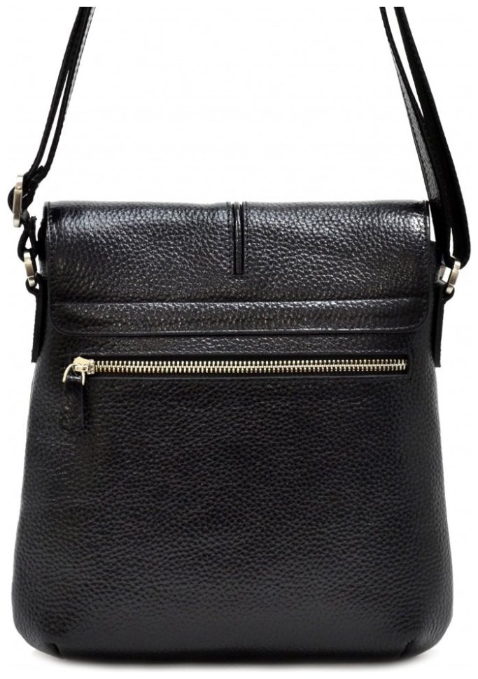 Мужская наплечная сумка из натуральной кожи DESISAN 81345 Черная фото №2 Мужская наплечная сумка из натуральной кожи DESISAN 81345 Черная modnotak фото №2